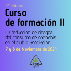 RdRcannabis - Formación - RdRcannabis